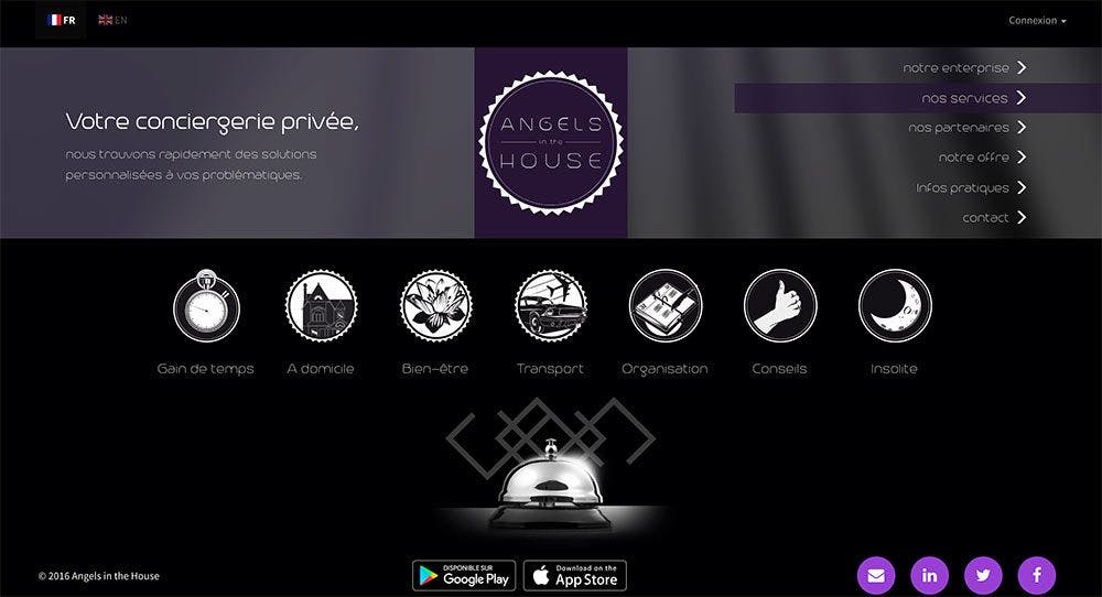 AngelsInTheHouse.com screenshot
