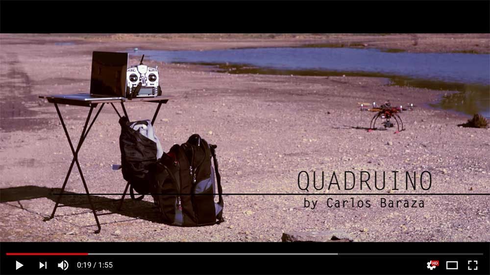 Quadruino - Keep flying forward (Video)